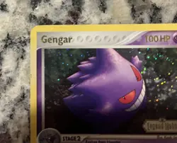 Gengar 5/92 Legend Maker Reverse Holo Stamped Pokemon TCG 2006 - Image 5