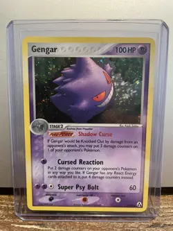 Pokemon TCG Gengar 5/92 EX Legend Maker 2006 Holo Rare Card MP - Image 1