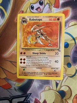 Pokemon TCG Kabutops 24/62 Fossil Regular Unlimited Rare NM Non Holo - Image 1