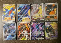Pokemon Destined Rivals Full Art Lot Of 8 Cards - Image 1