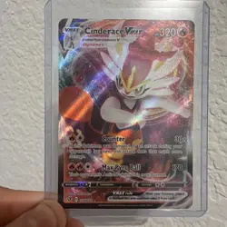 Cinderace Vmax 036/192 Rebel Clash- NM Ultra Rare Full Art Pokemon Card BZ 13P - Image 1