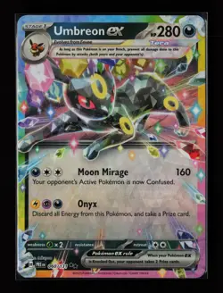 Umbreon ex 060/131 Holo SV: Prismatic Evolutions Pokemon Card - Image 1