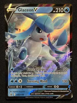 Glaceon SWSH197 2 Card Set Vstar & V Black Star Promo Holo Pokemon TCG NM/M - Image 2