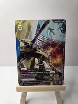 The-O GD03-002 LR+ Alt Art Steel Requiem Gundam TCG Card Game CCG English - Image 1
