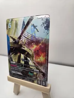 The-O GD03-002 LR+ Alt Art Steel Requiem Gundam TCG Card Game CCG English - Image 2