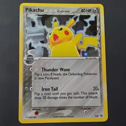 Pokemon TCG Pikachu Delta Species 035/113 Promo Holo Card 2006 - Image 1