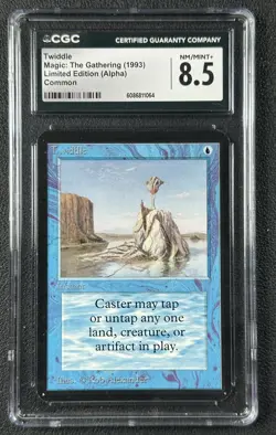 TWIDDLE CGC 8.5 1993 MAGIC: THE GATHERING MTG ALPHA LIMITED EDITION 1064 - Image 1