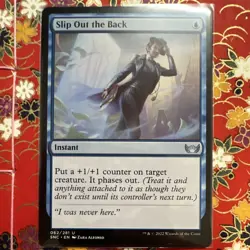 Slip Out the Back Streets of New Capenna Regular Instant Uncommon Blue MTG 62 - Image 1