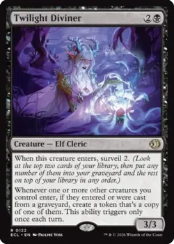 MTG Twilight Diviner Normal NM | 122 ECL R - Image 1