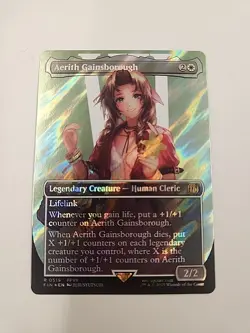 Aerith Gainsborough, Surge Foil 0519 Final Fantasy Magic MTG NM - Image 1