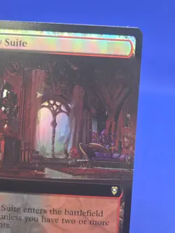 MTG Battle for Baldur’s Gate Luxury Suite 602 Extended Art Foil Rare NM - Image 4