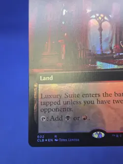 MTG Battle for Baldur’s Gate Luxury Suite 602 Extended Art Foil Rare NM - Image 5