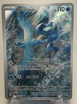 Pokemon TCG NM Articuno 161/159 SV09: Journey Together Illustration Rare IN HAND - Image 1