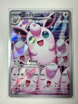 Wigglytuff 105/094 Pokemon TCG Phantasmal Flames - Near Mint Illustration Rare - Image 1