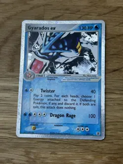 Pokemon TCG Gyarados EX Holo 109/112 Fire Red Leaf Green *See Photos Condition* - Image 1