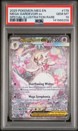 2025 POKEMON MEGA EVOLUTION SPECIAL ILLUSTRATION RARE MEGA GARDEVOIR EX PSA 10 - Image 1