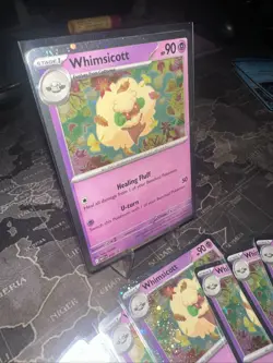 Whimsicott 019 PROMO COSMOS HOLO BLACK STAR Phantasmal Flames Pokemon Foil TCG - Image 3