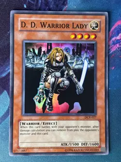 D.D. Warrior Lady (NM) - DCR-027 - Super Rare - 2003 Vintage Print Goat / Edison - Image 1