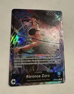 2025 One Piece TCG - OP12-020 Roronoa Zoro Alt Art Leader - Legacy of the Master - Image 4