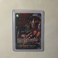 St. Topman Warcury Alt Art OP13-089 Carrying On His Will One Piece TCG Fast Ship - Image 1