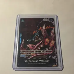 St. Topman Warcury Alt Art OP13-089 Carrying On His Will One Piece TCG Fast Ship - Image 2