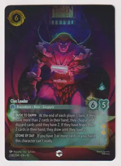 Goliath Clan Leader Disney Lorcana Enchanted 238/204 Whispers in the Well - Image 1