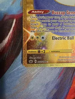 Electrode (Secret) 222/198 Swsh06: Sword & Shield - Chilling Reign Holo Gold NM - Image 5