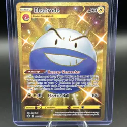 Electrode - 222/198 Secret Rare Chilling Reign NM Holo Pokemon Card - SWSH Gold - Image 1