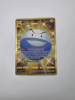 Electrode Pokemon Chilling Reign TCG 222/198 Secret Rare Gold Full Art - Image 1