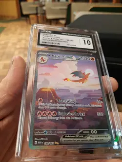 Charizard Ex Special Illustration Rare Cgc 10 Gem Mint 199/165 Pokemon 151 2023 - Image 3