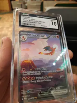 Charizard Ex Special Illustration Rare Cgc 10 Gem Mint 199/165 Pokemon 151 2023 - Image 4