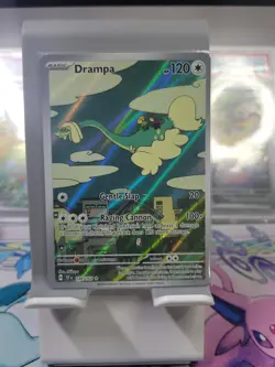 Pokemon TCG Drampa 184/162 SV05 Temporal Forces Illustration Rare Holo Card - Image 1