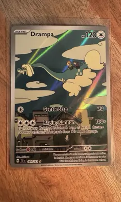 Drampa Holo Illustration Rare Pokemon TCG SV05: Temporal Forces 184/162 - Image 1