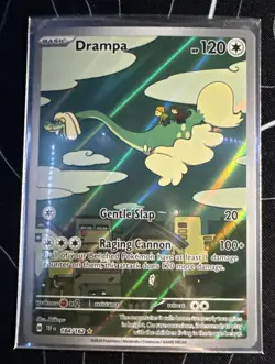 Pokemon TCG Drampa Holo Card 184/162 SV05: Temporal Forces TEF Illustration Rare - Image 1