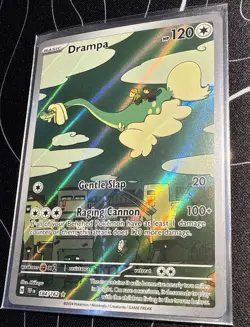 Pokemon TCG Drampa Holo Card 184/162 SV05: Temporal Forces TEF Illustration Rare - Image 3