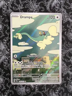 Pokemon TCG Drampa 184/162 SV05 Temporal Forces Illustration Rare - Image 1