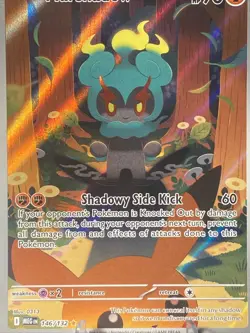 Pokemon TCG Marshadow 146/132 Me01: Mega Evolution Illustration Rare Holo - Image 4