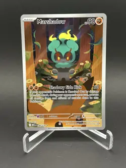 Pokemon TCG Marshadow 146/132 Me01: Mega Evolution Holo Illustration Rare Full - Image 1