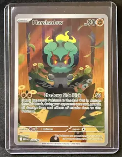 Marshadow 146/132 Me01: Mega Evolution Holo Illustration Rare Pokemon TCG - Image 1