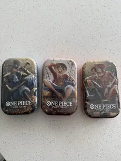 One Piece Card Game - Tin Pack Set Vol.2 (TS-02, OP13) - All 3 Tins - Image 1