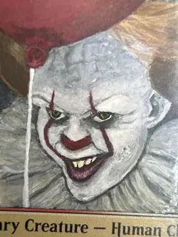 The Jolly Ballon Man Altered Art Hand Painted Mtg - Image 2