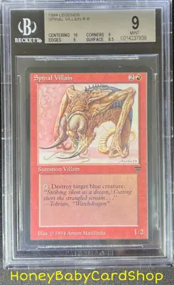 MTG Legends 1994 Spinal Villain BGS 9.0 MINT Old School 93/94 - Image 1