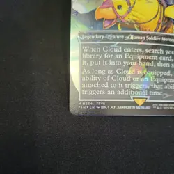 Cloud, Midgar Mercenary (Borderless) (Chocobo Track Foil) Final Fantasy Foil - Image 4
