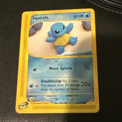 Pokemon TCG POKEMON Squirtle 131/165 Expedition Card Wonderful Condition! 2002 - Image 2