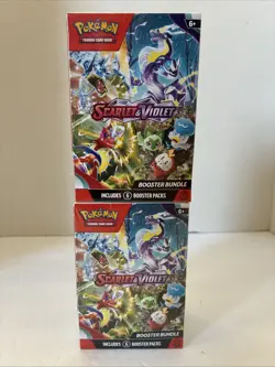 Pokemon TCG: Scarlet & Violet Booster Bundle Sealed - Lot of 2 820650853371 - Image 1