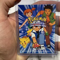 Pokemon Gotta Catch 'Em All TOPPS Checklist Card TV Movie Animation Blue NM/MT - Image 1