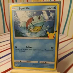 Squirtle 2021 Pokemon 25th Anniversary McDonalds PROMO 17/25 - Image 1
