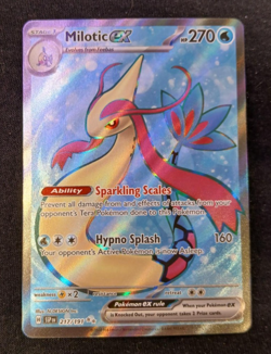 Milotic ex 217/191 NM Pokemon TCG Sv08: Surging Sparks Hyper Rare English - Image 1