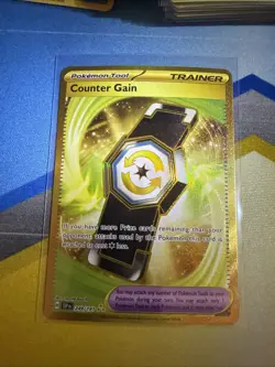 Pokemon Surging Sparks Hyper Rare Counter Gain 249/191 - Image 1