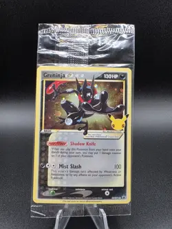 Greninja Gold Star SEALED Promo SWSH144 Pokemon Holo Celebrations 3 - Image 1